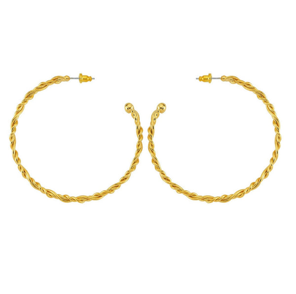 Maxi Twisted Hoops