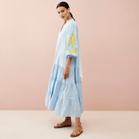 Amelia Baby Blue Elbise