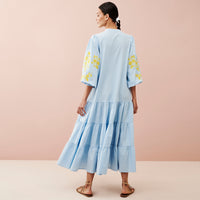 Amelia Baby Blue Elbise
